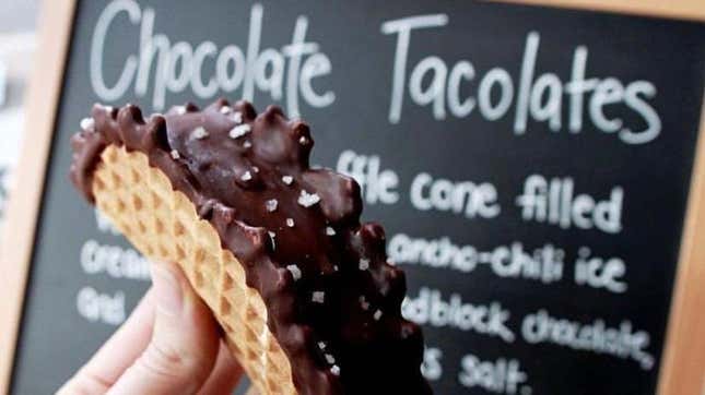 Choco Taco homage the Chocolate Tacolate by Salt & Straw