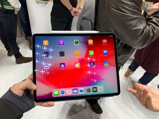 The new 12.9-inch iPad Pro.