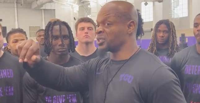 Image for article titled TCU Football Coach Shares Powerful Message on Consent That Every Man Should Hear