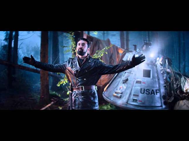 The trailer for Finnish film <i>Big Game</i> has a child rescuing President Samuel L. Jackson