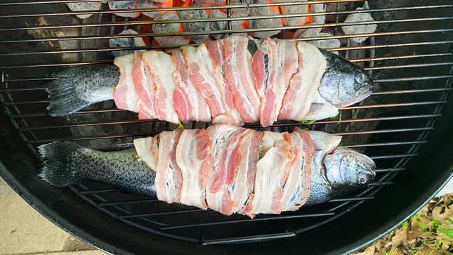 Image for article titled The Tastiest Way to Keep Fish From Sticking to the Grill