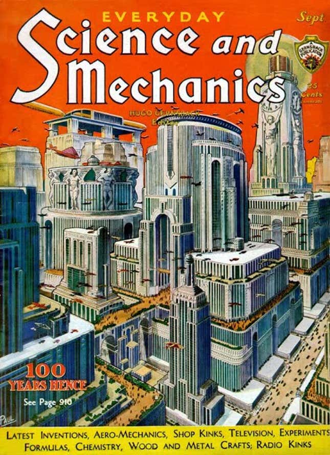 A vision of 21st century New York City.