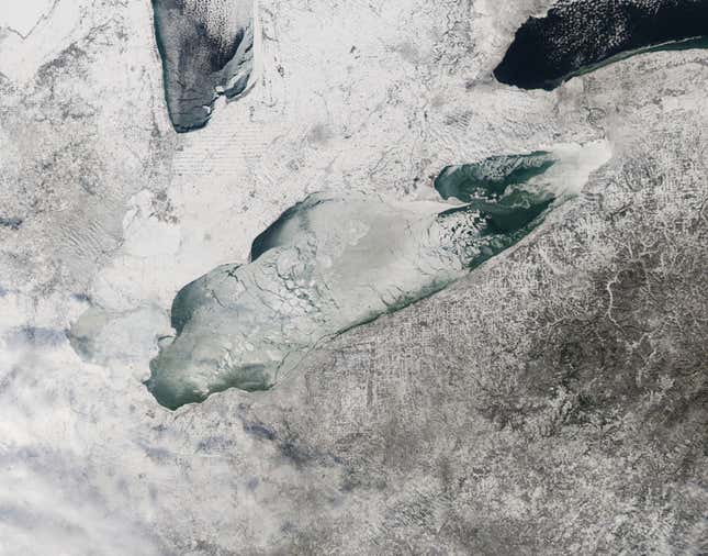 Image for article titled Earth’s frozen landscape, seen from space