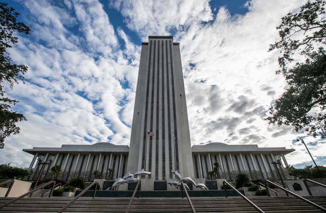 A view of the Florida State Capitol building on November 10, 2018 in Tallahassee, Florida.