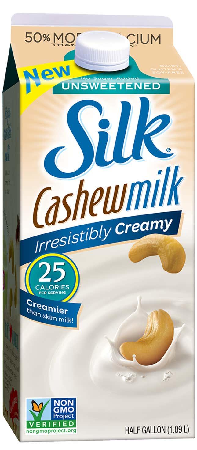 Image for article titled Will cashews unseat almonds as the next big thing in non-dairy milk?