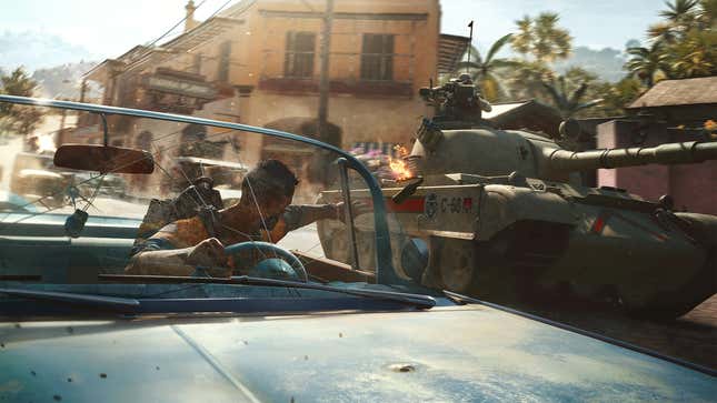 Imagen para el artículo titulado Far Cry 6 es un muy buen juego y al mismo tiempo una película llena de clichés