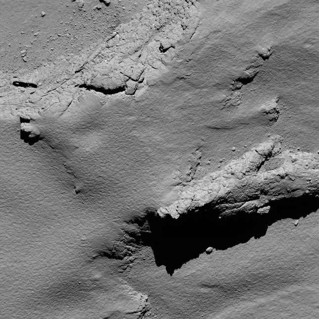 Image for article titled Photos: What it’s like to be a spacecraft crash-landing into a comet