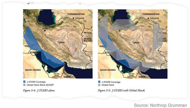Image for article titled Northrop Grumman used a fictitious war with Iran to sell its Global Hawk drone to the Pentagon