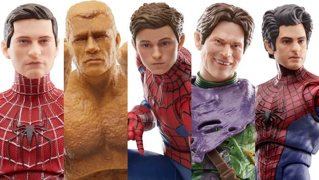 Image for article titled Hasbro's New Marvel Legends Toys Are Spider-Man: No Way Home Unleashed