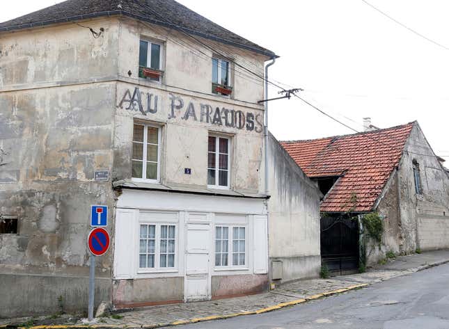 The same building, pictured this year.