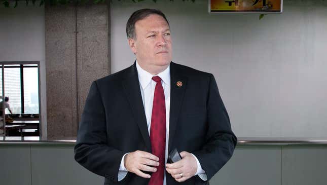 Image for article titled Mike Pompeo Defects To North Korea After Learning About Kim Jong-Un’s Torture Program
