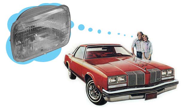 Image for article titled Car Writers Were Big Mad About Rectangular Headlights