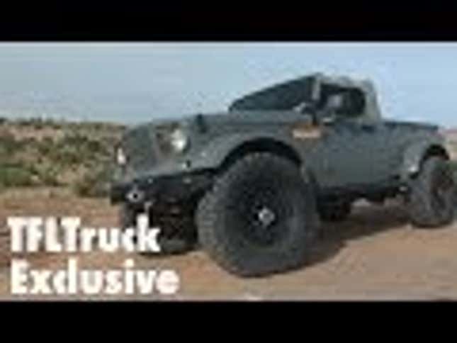 Off-Roading Jeep's Prototype Pickup Truck