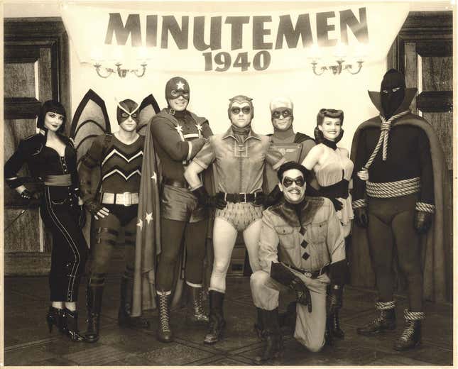 Los Minutemen, en la película de Watchmen.