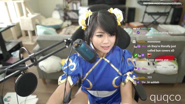 Image for article titled Twitch Suspends Streamer After She Wears Chun-Li Cosplay [Updated]