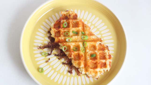 Image for article titled You Should Waffle Leftover Mac and Cheese
