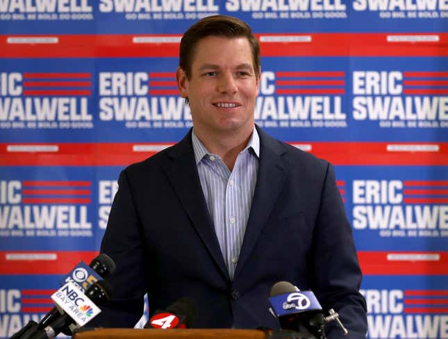 Image for article titled Swalwell Satisfied With Campaign Sparking Important Conversation About Hopeless Candidates Who Waste Everyone’s Time