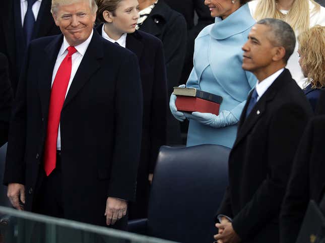 Image for article titled Did Forever President Obama Punk Trump Out of Visiting Denmark?