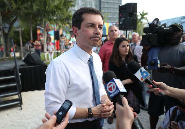 Image for article titled Pete Buttigieg Turned Down Tom Ford&#39;s Offer to Turn Him Into a Character From American Psycho