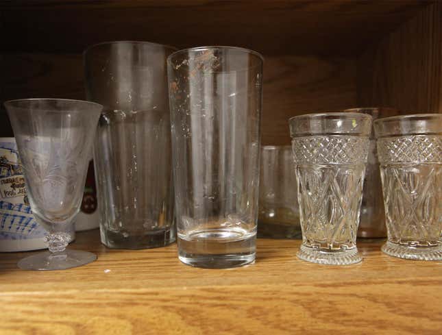 Image for article titled Every Glass In Grandmother’s Cupboard Visibly Filthy
