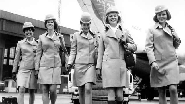 Pan Am flight attendants in 1969