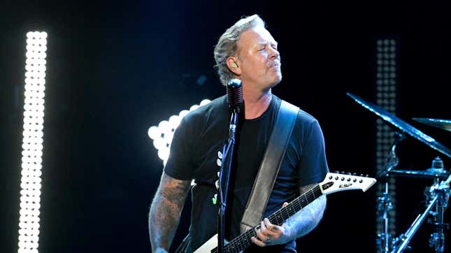 Image for article titled Metallica postpones tour so James Hetfield can go back to rehab
