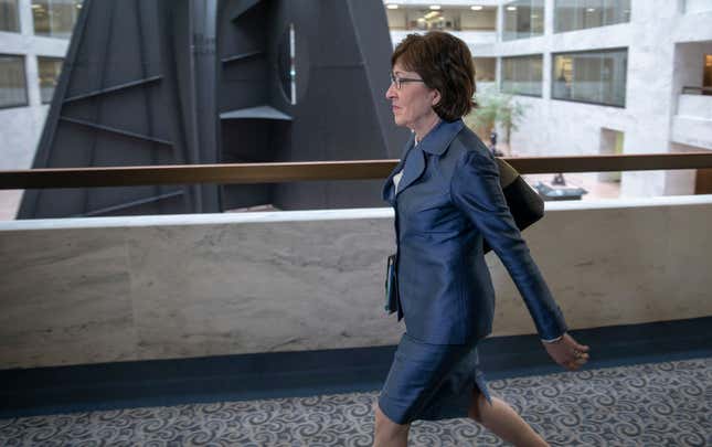 Image for article titled Sen. Susan Collins Can Take a Long Walk Off a Short Pier