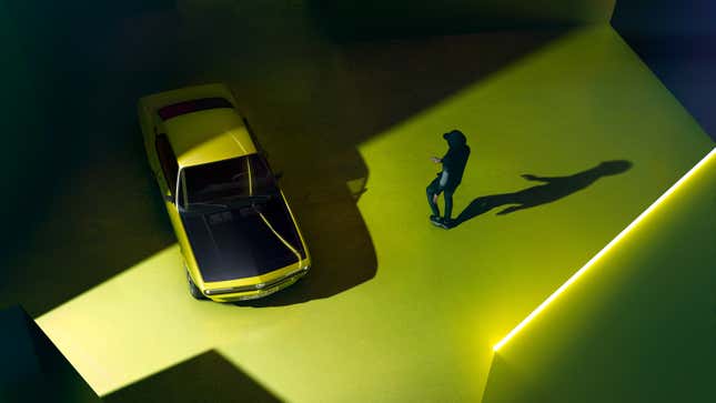 Image for article titled Opel's Newest EV Is A Neon Green Manta And It's Here To Save Us From Blue Accents