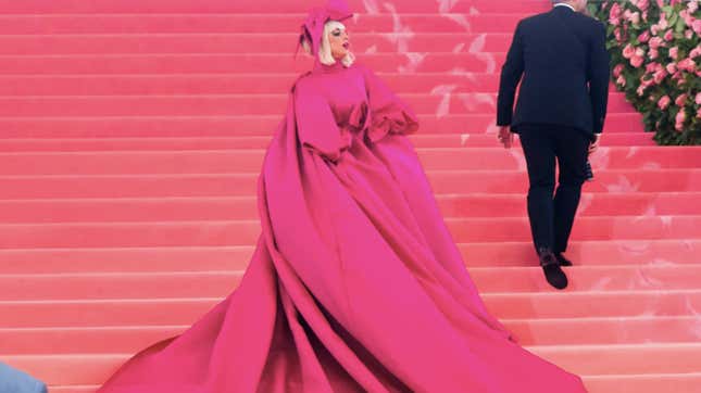 Image for article titled Liza Koshy lost her shit over Lady Gaga&#39;s outfits changes at the Met Gala