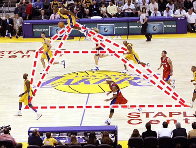 Image for article titled Phil Jackson Introduces New Tetrahedron Offense