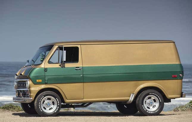 Image for article titled This Ford E100 Van Is A Surf Bum With A Serious Side