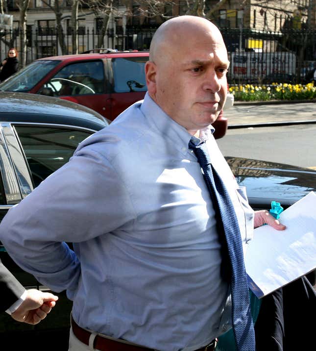 Samuel Israel III, back in court after surrendering to the authorities.