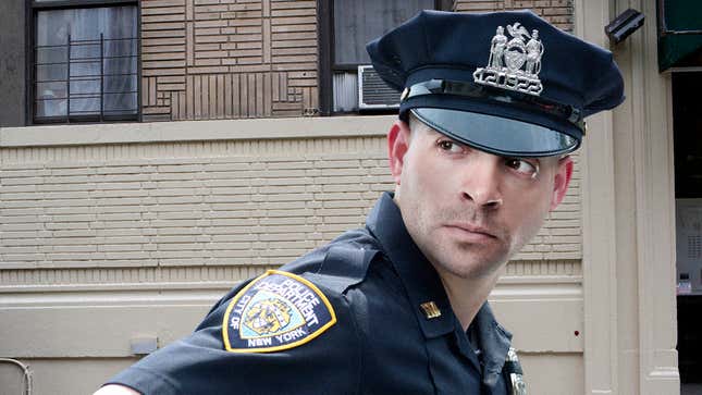 Image for article titled NYPD Officer Hopes Black Teen Only Coughing Because He Just Choked Him