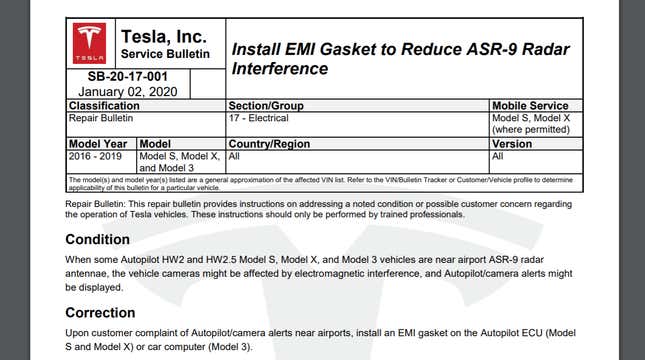 Image for article titled Hammering Panels And Installing Missing Suspension Bolts: Tesla's Repair Guidelines Are Insight Into Its Manufacturing Problems
