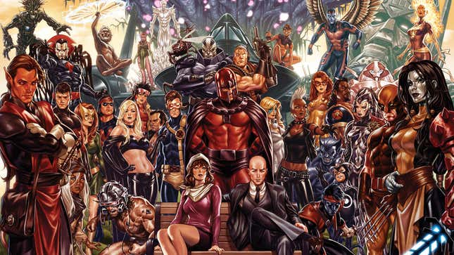 House of X/Power of X promotional image by Mark Brooks.