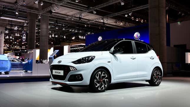 Image for article titled The Hyundai i10 N Line Is A Pissed-Off Hatchback That&#39;s Too Good For America