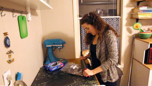 Image for article titled 92% Of Area Woman’s Holiday Recipes Involve Pulverizing Bag Of Oreos