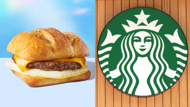 Image for article titled Starbucks adds an Impossible Breakfast Sandwich to the menu