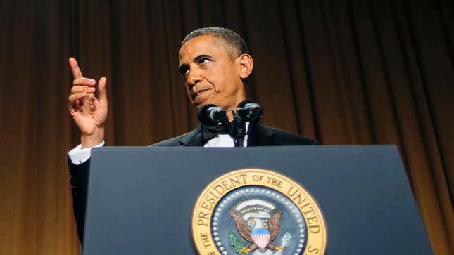 Image for article titled 'Fuck You,' Obama Says In Hilarious Correspondents' Dinner Speech