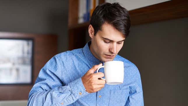 Image for article titled 3 Cups Of Coffee Confident They Can Take Man’s Anxiety From Here
