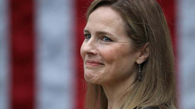 Image for article titled The Amy Coney Barrett Confirmation Is a Farce