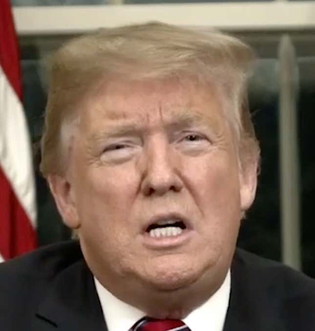 Here Is Donald Trump Struggling to Breathe for 36 Long, Agonizing Seconds<em></em>