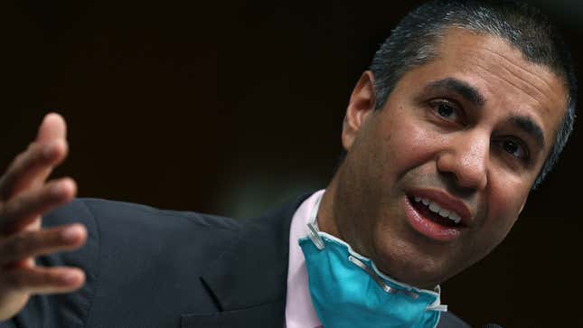 FCC Chairman Ajit Pai, the man who led the repeal of net neutrality protections.