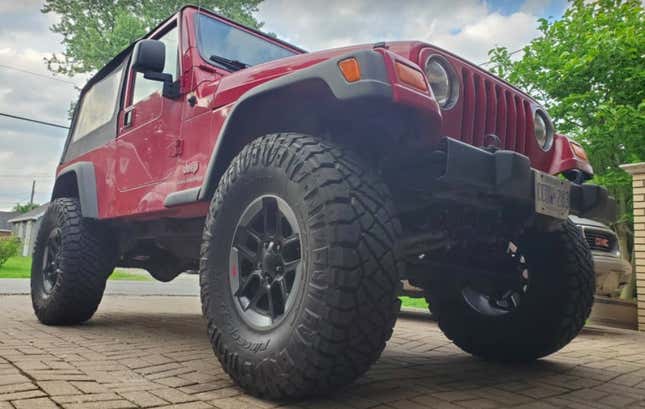 Tony calls his Jeep a “work in progress.” He wants to go bigger. Image: Tony