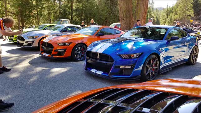 Image for article titled Ford Stuffed 20,000 HP Worth Of Ford Mustangs Into An Echoey LA Parking Garage And The Sound Was Unbelievable
