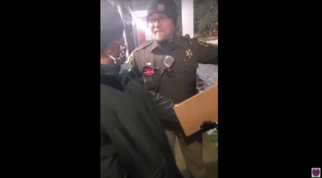 Image for article titled Michigan Cop Fired For Arresting Black Man Who Was Collecting Petition Signatures in His Neighborhood