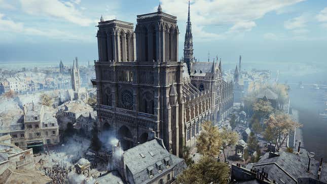 Imagen para el artículo titulado Ubisoft regala Assassin’s Creed Unity para PC como homenaje a Notre Dame