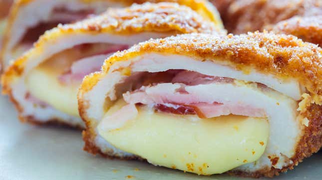 Image for article titled Did a recipe site purposely make its chicken cordon bleu resemble lady parts?