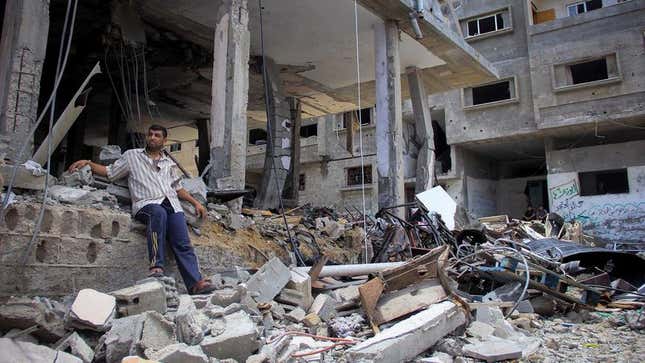 Image for article titled Palestinians Starting To Have Mixed Feelings About Being Used As Human Shields