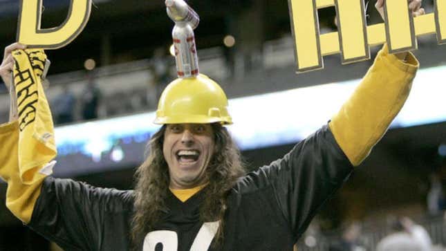 Image for article titled Steelers Jersey Worn To Pirates Game